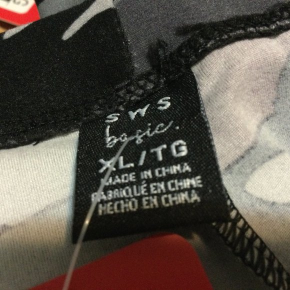 SWS Gray Camo Soft Leggings XL NWT - Picture 8 of 13